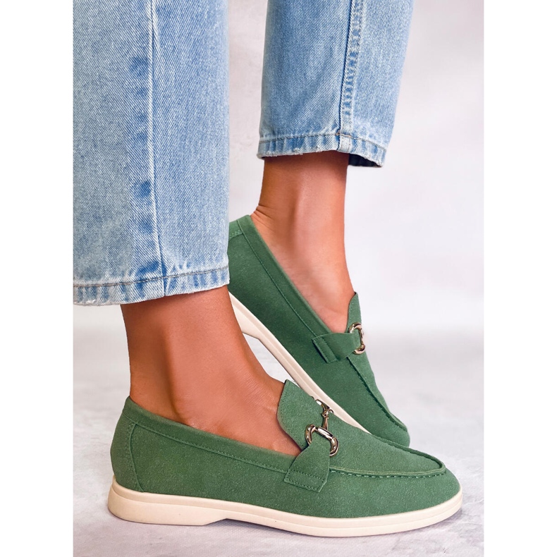 PA1 Mocassins de mulher Milva Green verde 2