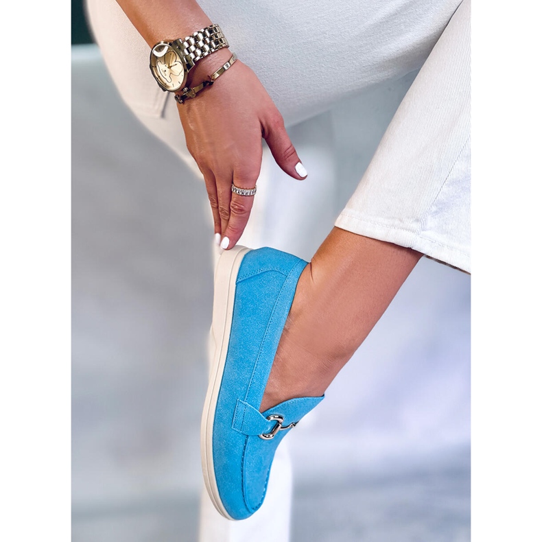 PA1 Mocassins de mulher Milva Blue azul 2