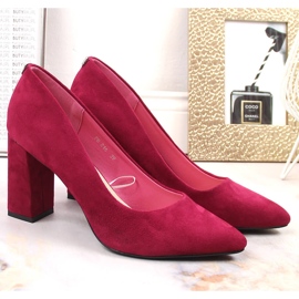 Sapatos de ponta de camurça Sergio Leone PB216 para mulher rosa 5
