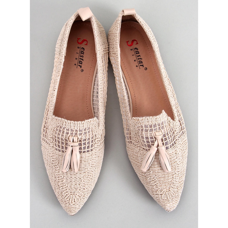 BM Bailarinas Monti Beige openwork bege 1