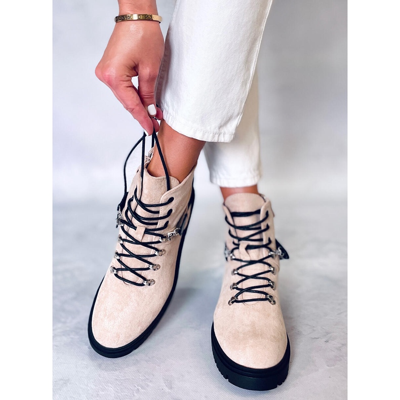 BM Botas de caminhada de mulher Nerea Beige bege 2