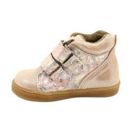 Bota Mazurek Velcro 1302 Spring Flower Golden Satin bege 1 Bota Mazurek Velcro 1302 Spring Flower Golden Satin bege 1