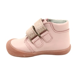 Botas com velcro Mazurek 1341 Pink Glitter Heart rosa 1