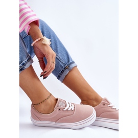 Tênis feminino plataforma Big Star LL274229 rosa 1