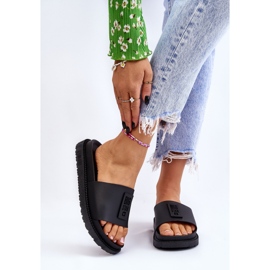 Chinelos femininos Big Star LL274429 preto 1