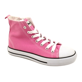 Tênis American Club com zíper rosa 1 Tênis American Club com zíper rosa 1