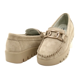 Mocassins de pele Filippo DP3334/23 BE bege 4