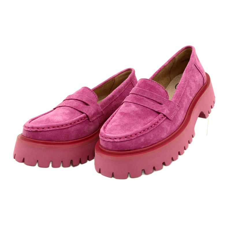 Mocassins de camurça Filippo DP4586/23 FH Fúcsia rosa 3 Mocassins de camurça Filippo DP4586/23 FH Fúcsia rosa 3
