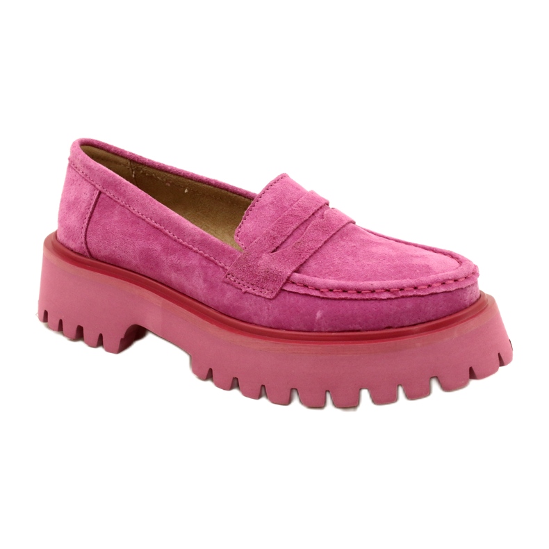 Mocassins de camurça Filippo DP4586/23 FH Fúcsia rosa 1 Mocassins de camurça Filippo DP4586/23 FH Fúcsia rosa 1