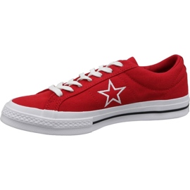 Sapatos vermelhos Converse One Star Ox M 163378C 1