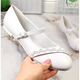 Sabrinas brancas American Club 45/23 com zircões branco 1