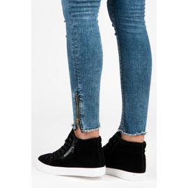 Ideal Shoes tênis com isolamento preto 1