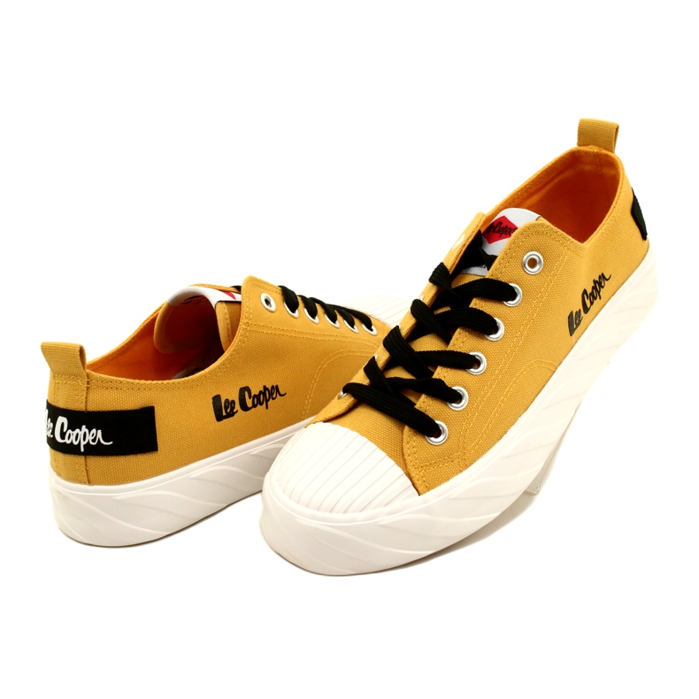 Tênis Plataforma Lee Cooper LCW-23-44-1649L Amarelo 4
