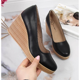 Sapatilha de couro preta Filippo DP3521 preto 1