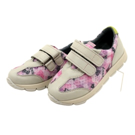 Sapatos casuais de couro com velcro Mazurek AirWalk Sport roxo 2