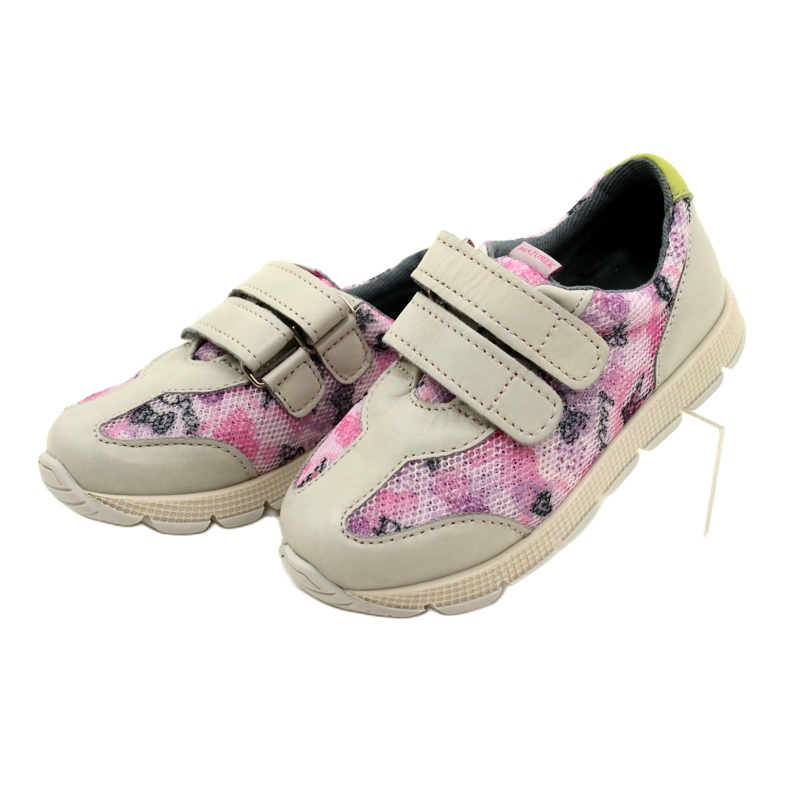 Sapatos casuais de couro com velcro Mazurek AirWalk Sport roxo 2