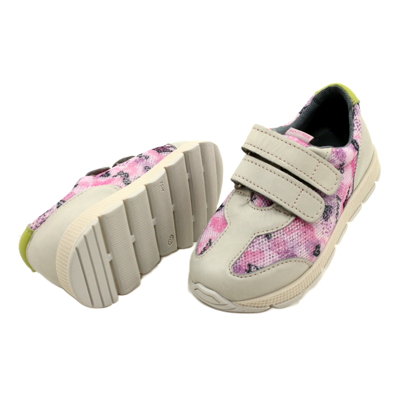 Sapatos casuais de couro com velcro Mazurek AirWalk Sport roxo 4