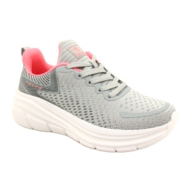 Sapatos esportivos femininos McBraun 23sp38-5335 Gray-Peach cinza 1