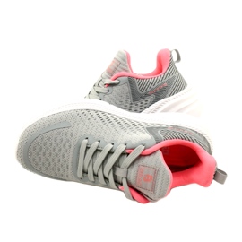 Sapatos esportivos femininos McBraun 23sp38-5335 Gray-Peach cinza 6