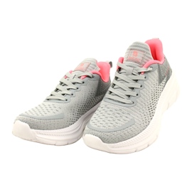 Sapatos esportivos femininos McBraun 23sp38-5335 Gray-Peach cinza 3