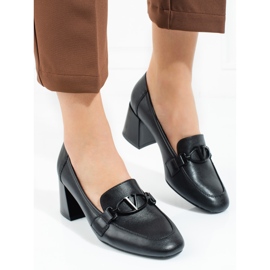 Sapatos de salto feminino Vinceza pretos 1