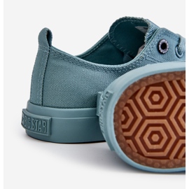 Tênis feminino clássico baixo Big Star LL274019 verde 1