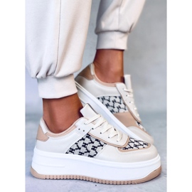 BM Ténis de mulher Duval Beige bege 1