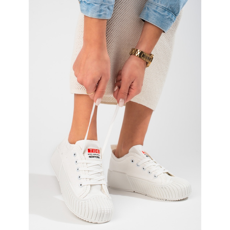 Seastar Sapatilhas baixas de mulher Shelovet brancas branco 1