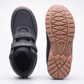 Calçado infantil KAPPA Bright Mid K 260239K-1111 preto 1