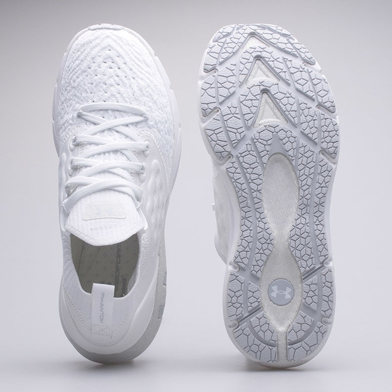 Under Armour Hovr Phantom 2 sapatos femininos 3023021-100 branco 1