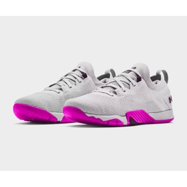 Under Armour Tribase Reign 3 Tênis Feminino 3023699-100 cinza 1