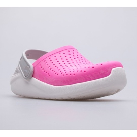 Tamancos CROCS Literide Clog Kids 205964-6QR rosa 1 Tamancos CROCS Literide Clog Kids 205964-6QR rosa 1