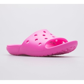 Chinelos CROCS Classic Slide Kids 206396-6QQ rosa 1