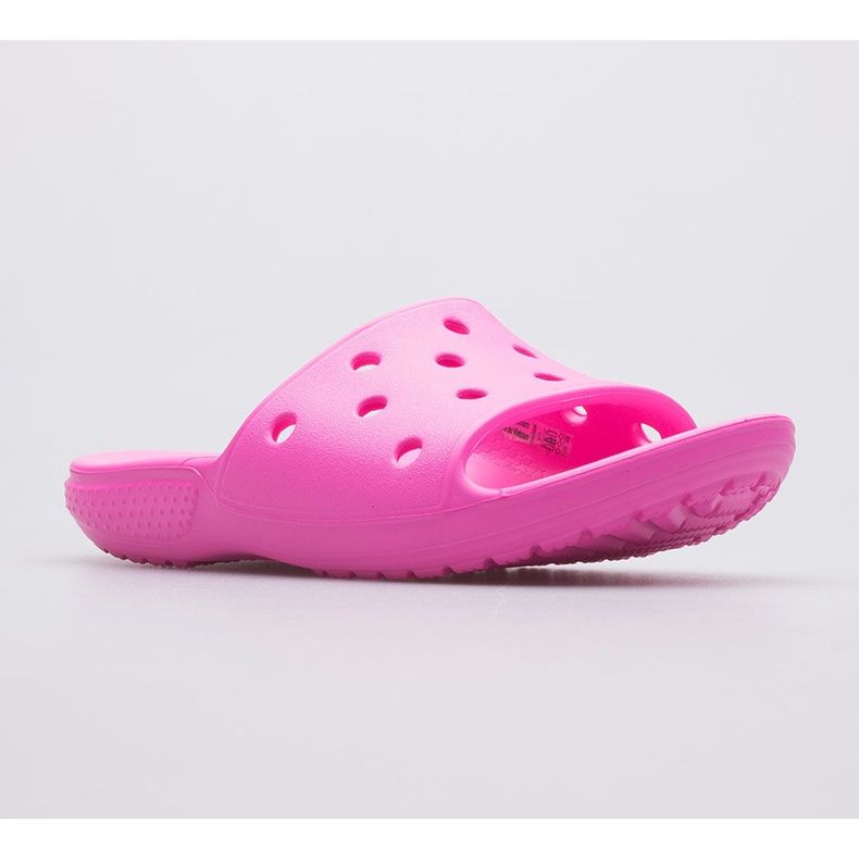 Chinelos CROCS Classic Slide Kids 206396-6QQ rosa 1