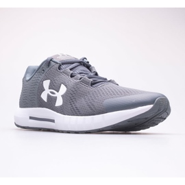 Under Armour Micro G Pursuit sapatos masculinos 3021953-103 cinza 1