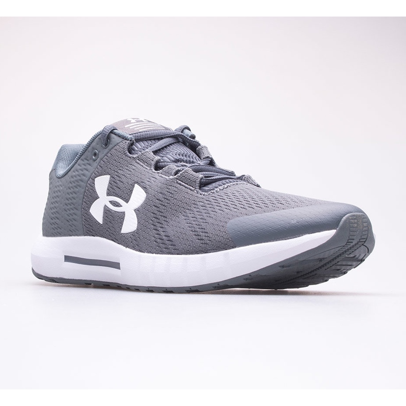Under Armour Micro G Pursuit sapatos masculinos 3021953-103 cinza 1