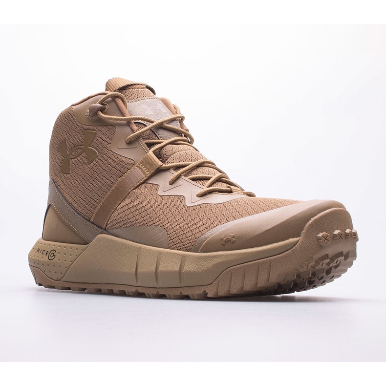 Bota de caminhada masculina Under Armour 3023741-200 marrom 1