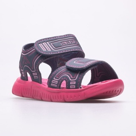 Sandália infantil KAPPA Kaleo K 260887K-6722 rosa 1