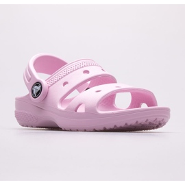 Sandália Infantil Crocs Classic T 207537-6GD rosa 1