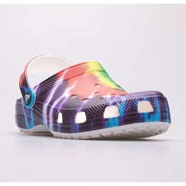 Tamancos Crocs Tie Dye Gráfico Infantil 206995-90H multicolorido 1