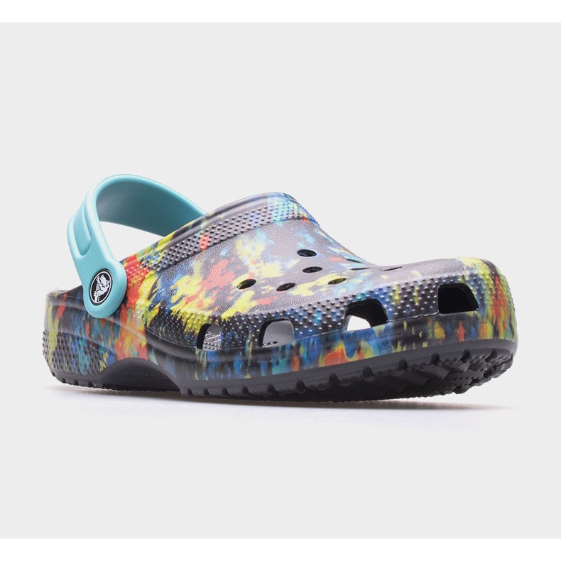 Tamancos Crocs Tie Dye Gráfico Infantil 206995-4SW multicolorido 1