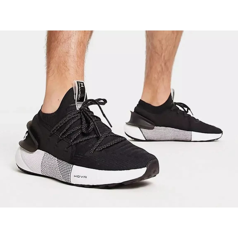 Under Armour Hovr Phantom 3 sapatos masculinos 3025516-003 preto 1
