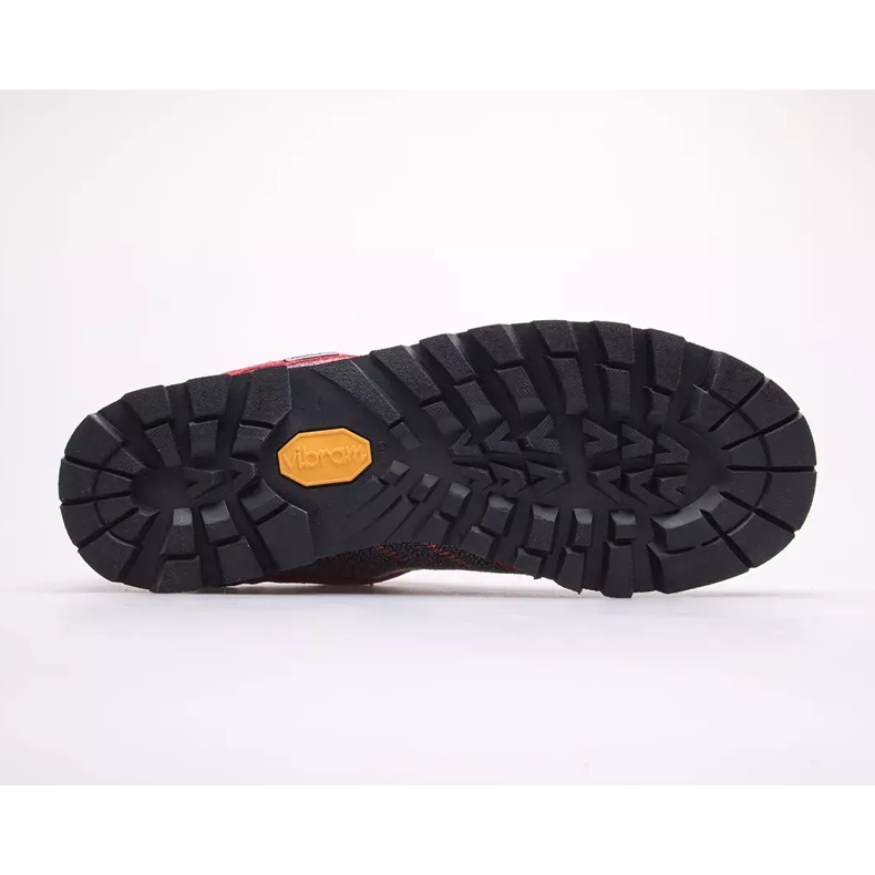 Tênis de trekking masculino BERGSON Kadam Low Stx preto vermelho 1