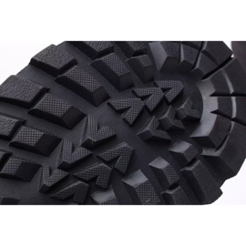 Tênis de trekking masculino BERGSON Kadam Low Stx preto vermelho 2