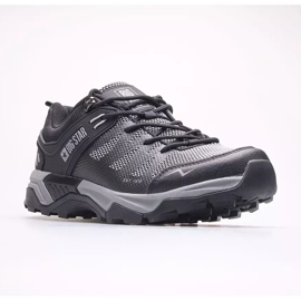 Sapatos masculinos Big Star KK174105 preto cinza 1