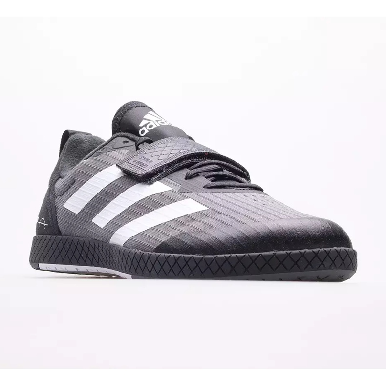 Tênis de levantamento de peso adidas The Total GW6354 cinza 1