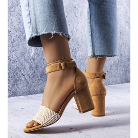 BM Sandália bloco bege, Patience 1 BM Sandália bloco bege, Patience 1