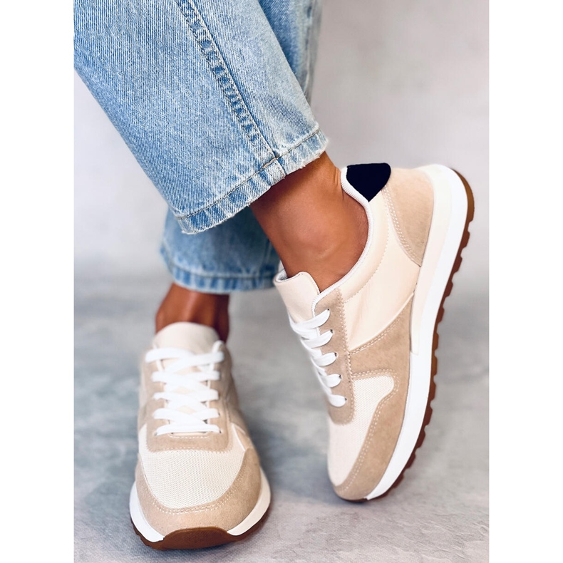 BM Tênis Feminino Hansell Beige bege 1