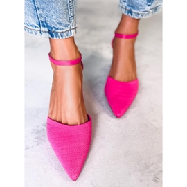 BM Sapatos de salto alto com cinto Rossi Fuchsia rosa 1