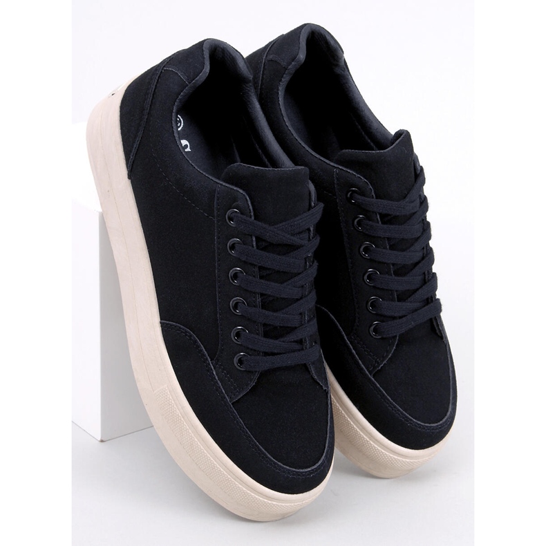 BM Tênis plataforma Rhonda Black preto 1